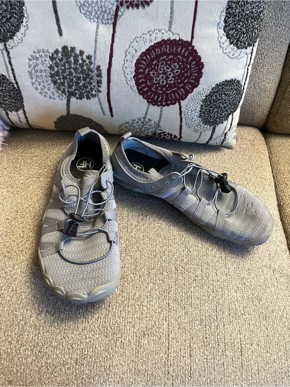 Hike Footwear Women’s Grey Caspian Adventure Barefoot Shoe Size 41 (size 10-10.5